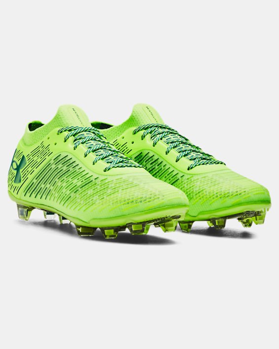Men's UA Shadow Pro FG Soccer Cleats in Green image number 5